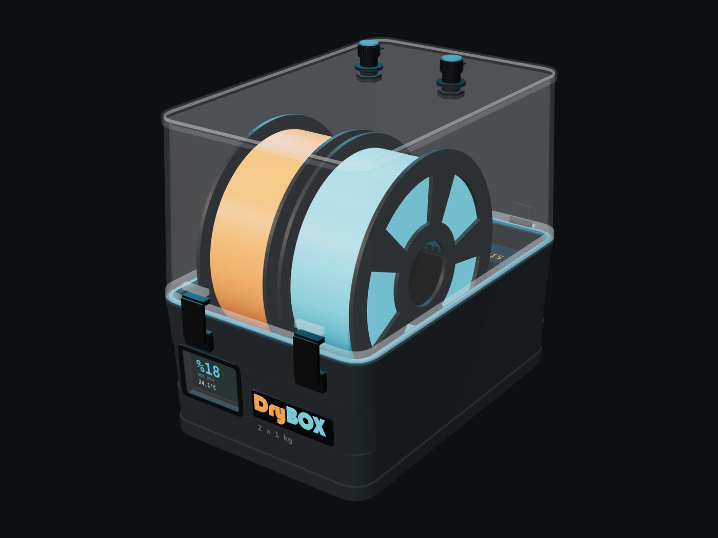 DryBOX Pasif, kapalı, çapraz görünüm